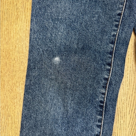 The Ragged Priest Dark Blue Straight Leg Jeans with Star Patches - Picture 4 of 6